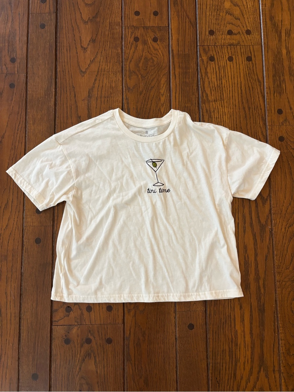 NWOT Goodie Two Sleeves Tini Time T-Shirt